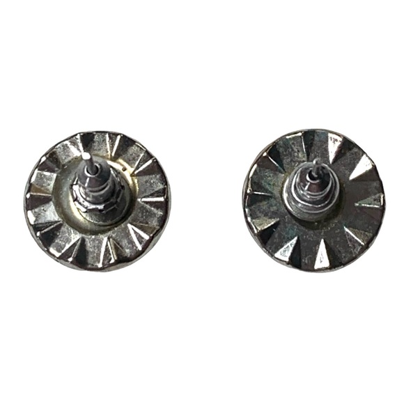 Light Green & Clear Crystal Stud Pierced Women’s Earrings Jewelry Summer Spring - Picture 5 of 5